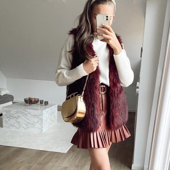 Zara metallic animal print oval crossbody bag - Picture 4 of 13